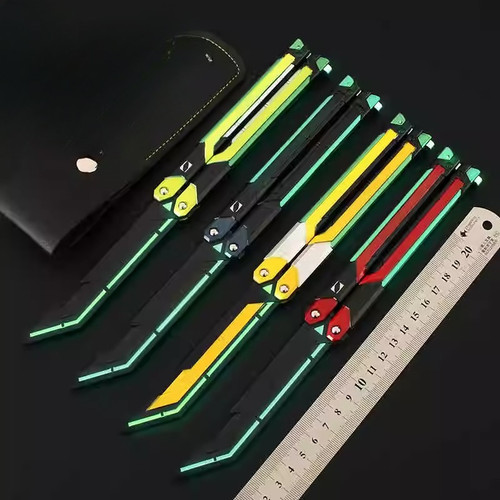 Coltello farfalla luminoso - coltello,