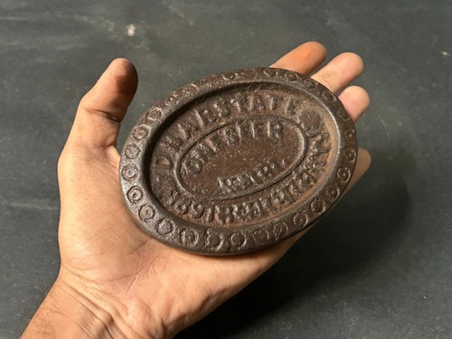 Antico vecchio raro ovale - vecchio,