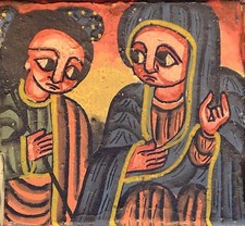 Icona trittico dipinto altare