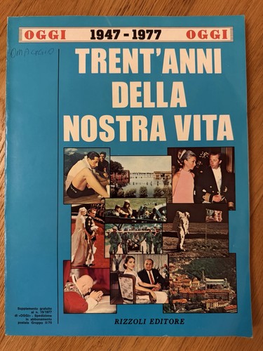 Rivista oggi trent anni della - rivista, trent'anni