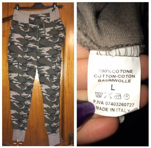 Pantaloni mimetici taglia - , l