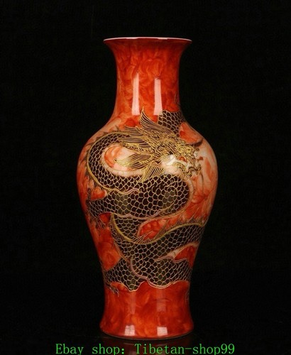Vaso bottiglia fiore drago