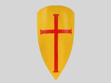 Medieval Crusader Cross Shield