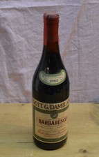 VECCHIA BOTTIGLIA VINO DA COLLEZIONE : BARBARESCO DOTT. G. DAMILANO 1982 (TI02)