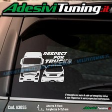 Adesivo Respect for Trucks