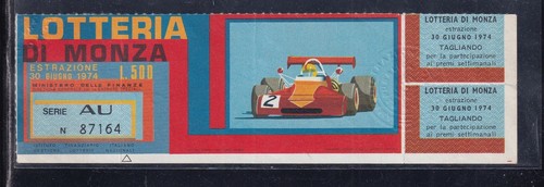 Biglietto lotteria monza - biglietto,