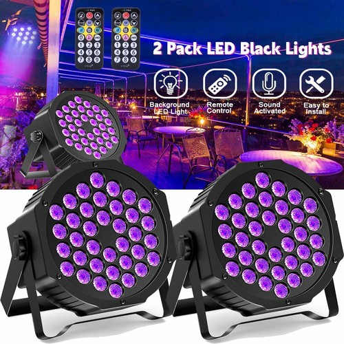 36led par can licht - 2x, uv