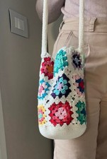 Borsa crochet uncinetto granny