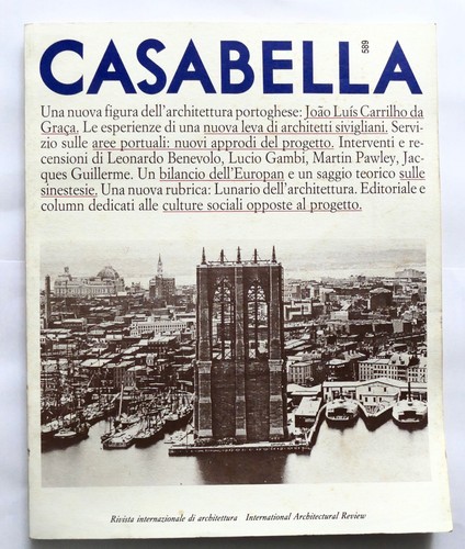 Casabella 589 anno 1992 - casabella,