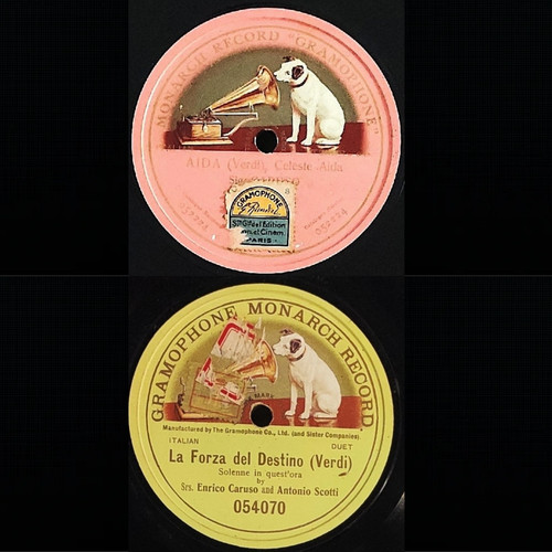 Caruso scotti verdi duet 78rpm - caruso,