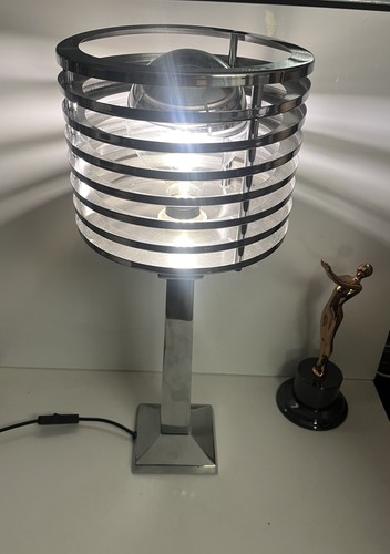 Chrome art deco - , round