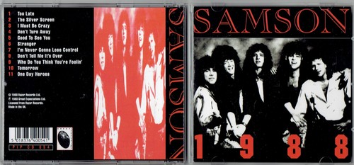 Samson 1988 cd - samson,