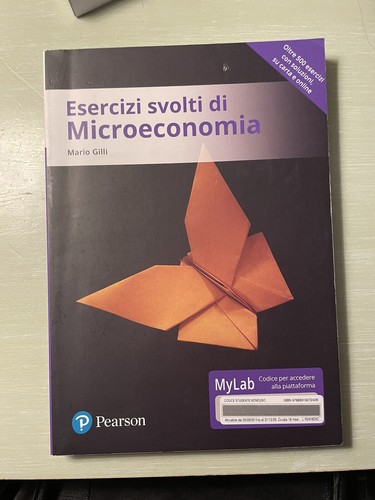 Eserciziario microeconomia - eserciziario,