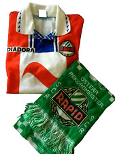 Maglia calcio diadora SK Rapid Wien Away 1993 sciarpa football shirt vintage XS