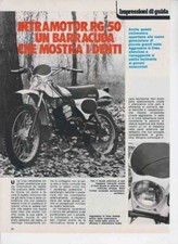 PUBBLICITA'  ADVERTISING MOTO INTRAMOTOR RG 50 76-MOTOITALIANE REGOLARITA  EPOCA