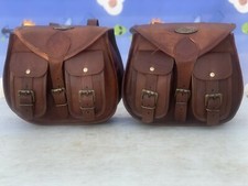 Borsa moto vintage in pelle 2