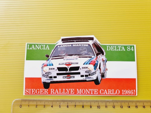 Adesivo lancia delta - s4, rally