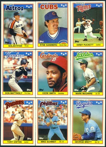 Eric davis 1988 topps - eric, #18