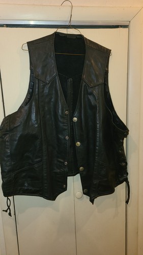 Gilet pelle stile harley - stile,