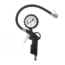 Pistola Manometro Pressione Gonfiaggio Gomme Auto Analogioco con Attacco Rapido