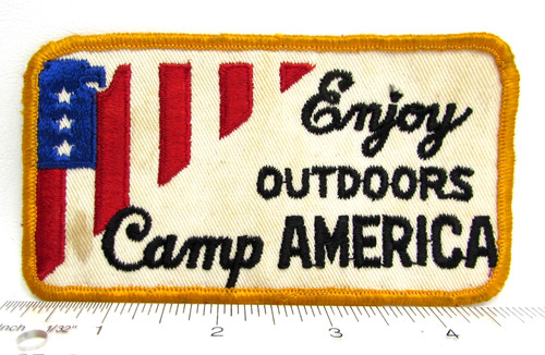 Vintage camp america - camp, enjoy