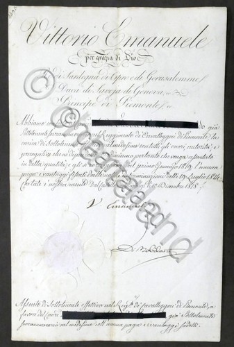 Regno sardegna decreto con - regno,