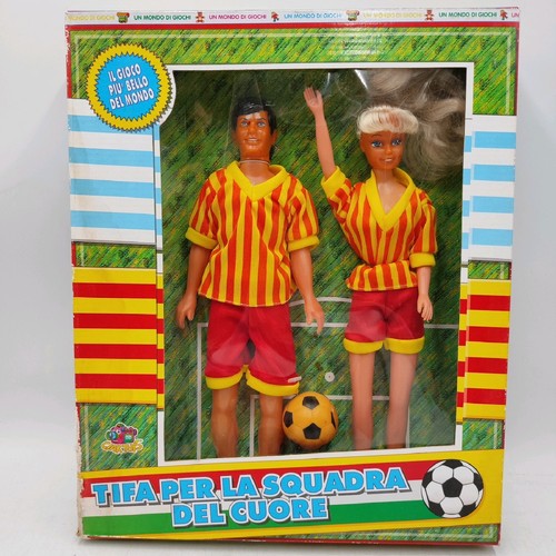 Set bambole calcio giallo - 2,