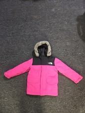 Cappotto giacca invernale THE NORTH FACE ragazza taglia SMALL 5 anni con cappuccio zip intera
