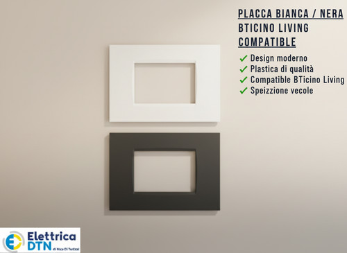 Placca bticino living - placca,