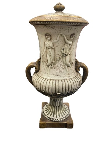 Vaso cratere porcellana - vaso,