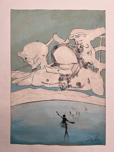 Salvador dali drawing - salvador, paper