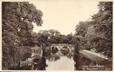 dg700 cartolina cpa clare college bridge, cambridge