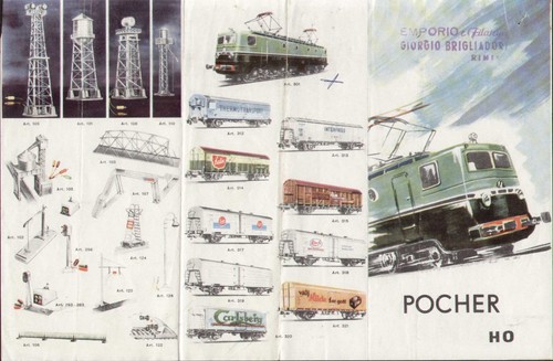 Catalogo pocher 1960s depliant - catalogo,