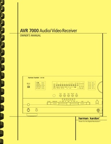 Harman kardon avr 7000 - avr,