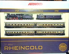 ARNOLD N 70 Jahre 0318 convoglio RHEINGOLD BR 18 466 DRG OVP