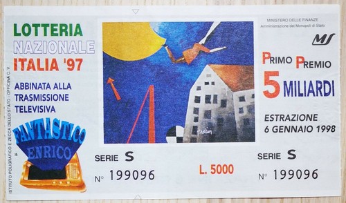 Lotteria italia 1998 - lotteria,