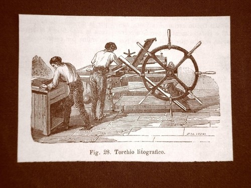 Incisione del 1875 gli albori - gli,