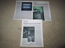 Audio Research Review, preamplificatore valvolare SP-11, 2 pgs, 1986