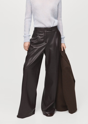 Zara pantalone nero gamba - zara,
