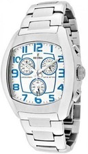 Orologio Festina crono quadrato bianco e azzurro F16074/A