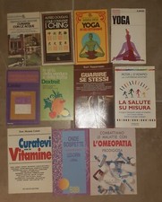 STOCK LOTTO LIBRI MEDICINA ALTERNATIVA NATURALE CINESE YOGA OMEOPATIA