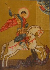 Tela arazzo a punta di ago