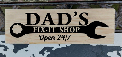 Insegna papà fix - papà, negozio