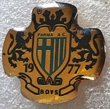 Distintivo calcio ⚽️ BOYS PARMA 1977 🔵🟡 spilla ULTRAS❗️pin RESINATO❗️Raro❗️