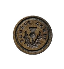 *HH* Antico Sigillo Timbro Matrice Stemma Scozia Cardo Scozzese The Thistle Seal