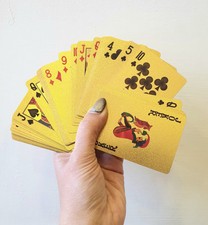 Carte Da Gioco Francesi Dorate