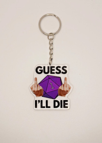 Portachiavi d20 guess - d&d, “guess