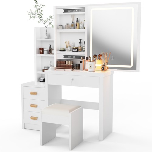 Tavolo trucco con - con, specchio