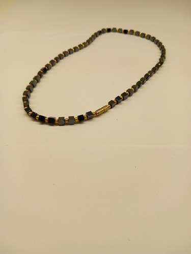 Collana nera oro - collana,