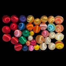 41 Palline in filo di seta per Albero di Natale Vintage